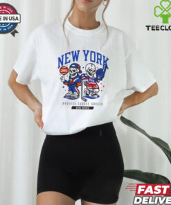 New York Rangers New York Knicks Unisex Garment Dyed Basketball and Hockey shirt
