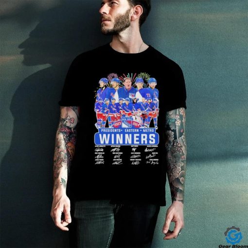 New York Rangers Presidents Eastern Metro Winners 2024 T Shirt