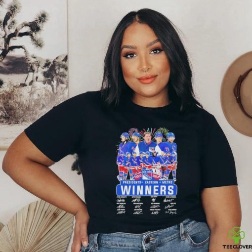 New York Rangers Presidents Eastern Metro Winners 2024 T Shirt