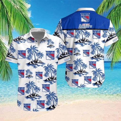 New York Rangers Summer Shirt Hawaiian Shirt