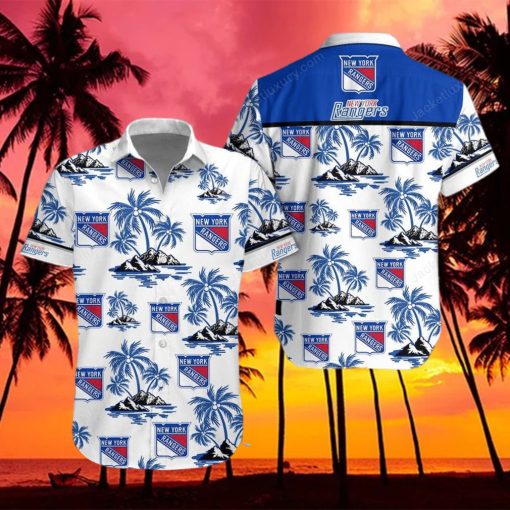 New York Rangers Summer Shirt Hawaiian Shirt