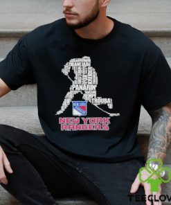 New York Rangers Team Hockey Player Name 2024 Panarin Trouba T Shirt