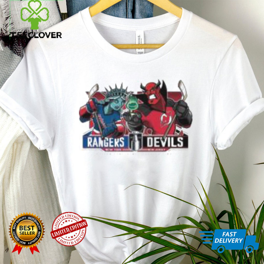 New York Rangers Vs New Jersey Devils 2023 Eastern Conference Quarter Finals Stanley Cup Playoffs Matchup shirt, hoodie, tank top, sweater and long sleeve t shirt New York Rangers Vs New Jersey Devils 2023 Eastern Conference Quarter Finals Stanley Cup Playoffs Matchup shirt, hoodie, tank top, sweater and long sleeve t shirt