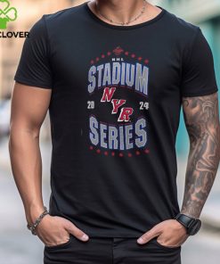 New York Rangers WEAR by Erin Andrews Women's 2024 NHL Stadium Series Boyfriend T Shirt