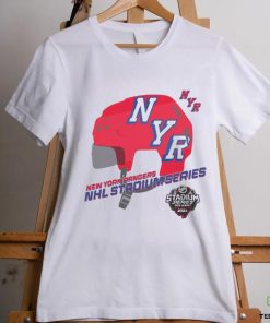 New York Rangers Youth 2024 NHL Stadium Series Helmet Logo shirt