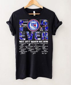 New York Rangers forever not just when we win signatures hoodie, sweater, longsleeve, shirt v-neck, t-shirt