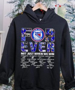 New York Rangers forever not just when we win signatures hoodie, sweater, longsleeve, shirt v-neck, t-shirt