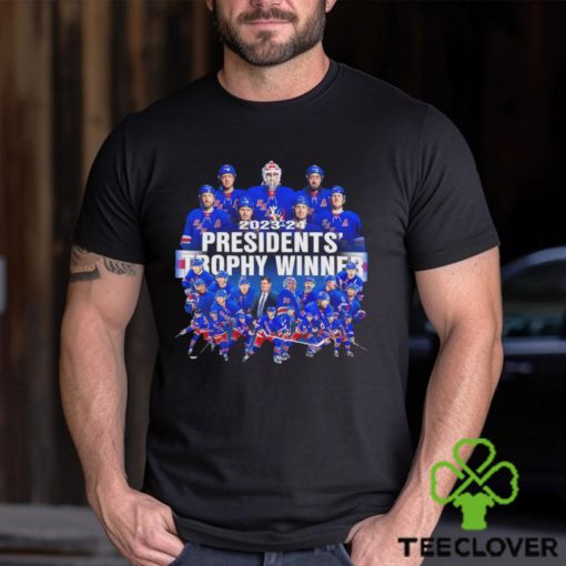 New York Rangers hockey Presidents Tropy Winner 2024 hoodie, sweater, longsleeve, shirt v-neck, t-shirt