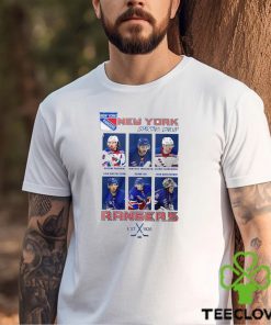 New York Rangers starting lineup Panarin Trocheck Lafreniere Gustafsson Fox Shesterkin shirt