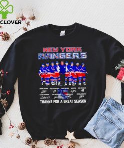 New York Rangers thank you for a greats season 2024 signatures hoodie, sweater, longsleeve, shirt v-neck, t-shirt