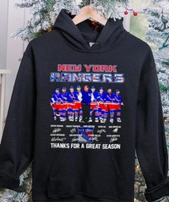 New York Rangers thank you for a greats season 2024 signatures hoodie, sweater, longsleeve, shirt v-neck, t-shirt