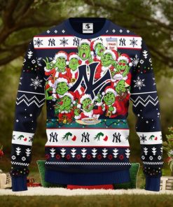 New York Yankees 12 Grinch Xmas Day Christmas Ugly Sweater