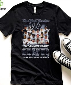New York Yankees 120th Anniversary 1903 – 2023 Thank You For The Memories T Shirt
