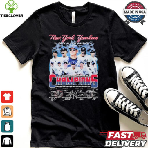 New York Yankees 2024 AL East Division Champs Back To Back To Back T Shirt