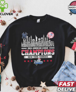 New York Yankees 2024 American League Champions Skyline T Shirt