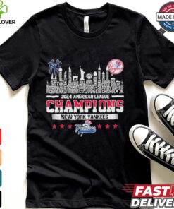 New York Yankees 2024 American League Champions Skyline T Shirt