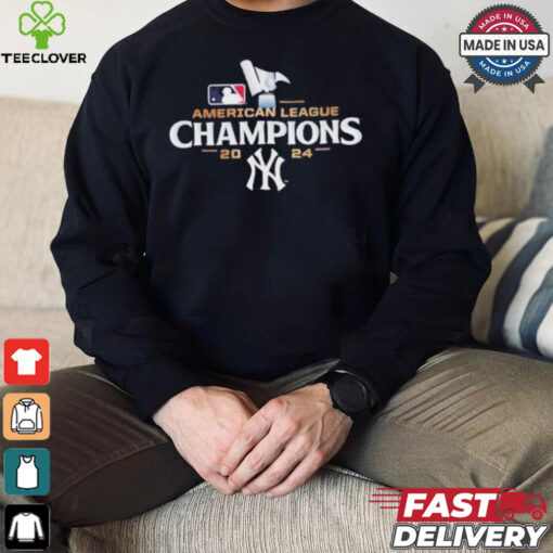 New York Yankees 2024 American League Champions Winner Clinched MLB World Series hoodie, sweater, longsleeve, shirt v-neck, t-shirt