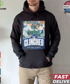 New York Yankees 2024 MLB Postseason clinched shirt 1 New York Yankees 2024 MLB Postseason clinched shirt