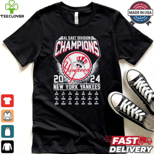 New York Yankees AL East Division Champions 2024 3D T Shirt