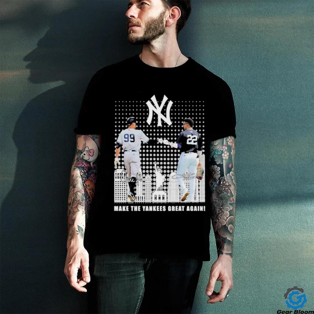 New York Yankees Aaron Judge And Greg Allen Make The Yankees Great again Shirt New York Yankees Aaron Judge And Greg Allen Make The Yankees Great again Shirt