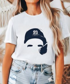 New York Yankees Aaron Judge blank face signature shirt