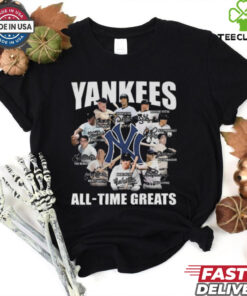 New York Yankees All – Time Greats Signature Signatures T shirt