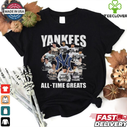 New York Yankees All – Time Greats Signature Signatures T hoodie, sweater, longsleeve, shirt v-neck, t-shirt