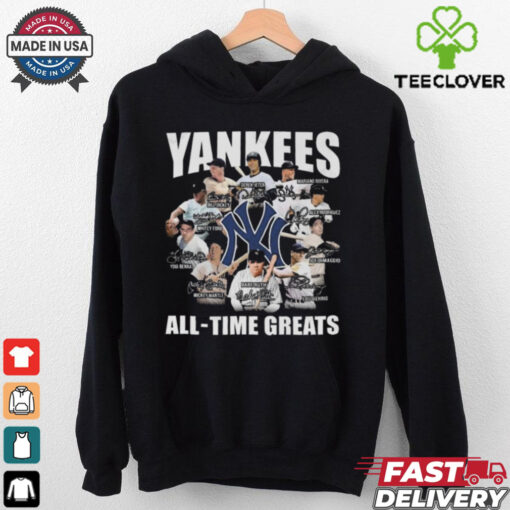 New York Yankees All – Time Greats Signature Signatures T hoodie, sweater, longsleeve, shirt v-neck, t-shirt