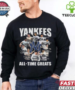 New York Yankees All – Time Greats Signature Signatures T hoodie, sweater, longsleeve, shirt v-neck, t-shirt