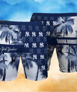 New York Yankees Bronx Bombers Summer All Over Print Hawaiian Beach Shorts