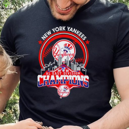 New York Yankees Circle Skyline 2022 AL East Division Champions city shirt