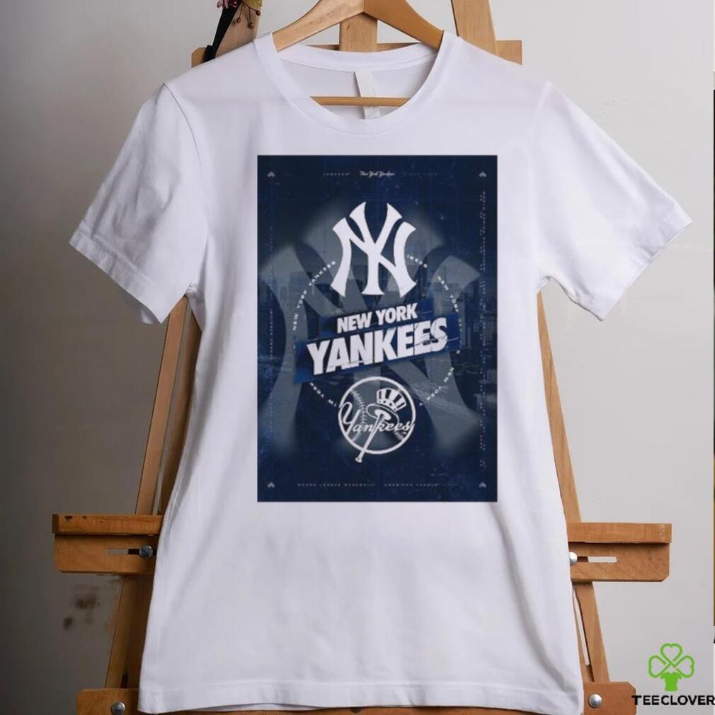 New York Yankees City Skyline Poster Shirt New York Yankees City Skyline Poster Shirt