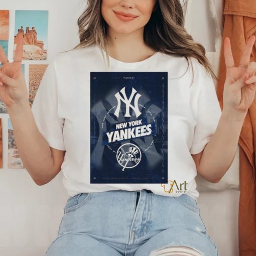 New York Yankees City Skyline Poster Shirt