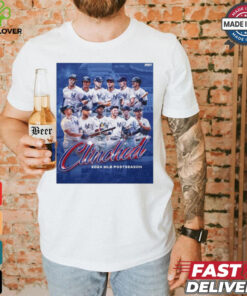 New York Yankees Clinched MLB Postseason 2024 Back To October Poster t shirt 2 New York Yankees Clinched MLB Postseason 2024 Back To October Poster t shirt