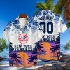 NFL Jacksonville Jaguars Custom Name Number Fishing With Flag Of USA Zip Up Hoodie