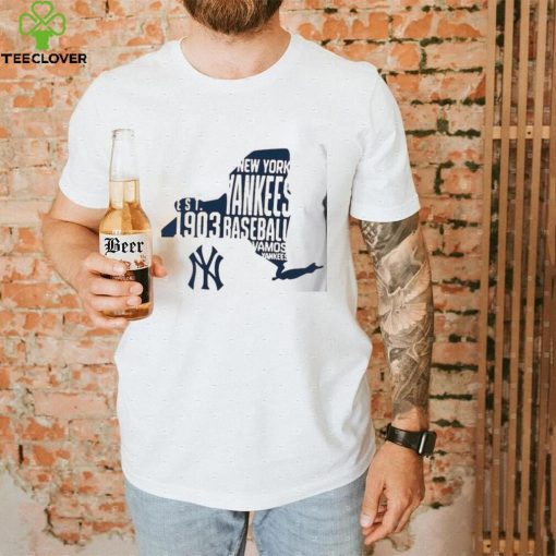 New York Yankees Est 1903 Vamos Yankees Map Shirt