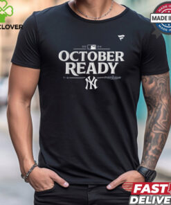 New York Yankees Fanatics Navy 2024 MLB Postseason Locker Room T Shirt