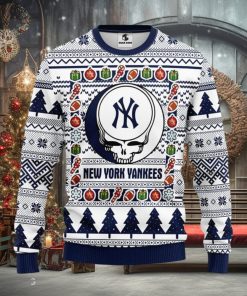 New York Yankees Grateful Dead Ugly Christmas Sweater Men And Women Sport Fans Gift