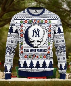 New York Yankees Grateful Dead Ugly Christmas Sweater Men And Women Sport Fans Gift