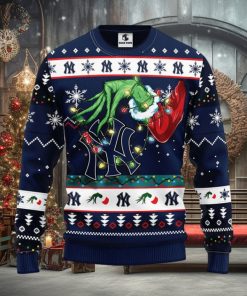 New York Yankees Grinch Christmas Ugly Sweater