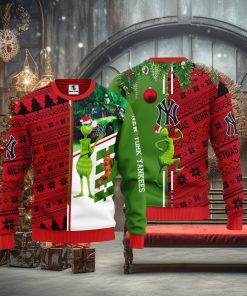 New York Yankees Grinch & Scooby doo Christmas Ugly Sweater 1