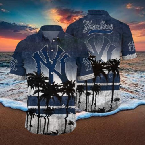 New York Yankees Hawaiian Shirt, NY Yankees Hawaiian Shirt, MLB Hawaiian Shirt For Men