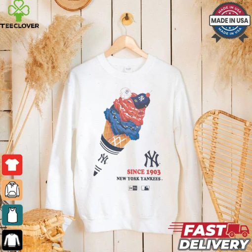 New York Yankees Home Cheering Oat Milk T shirt