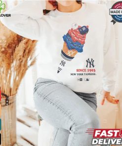 New York Yankees Home Cheering Oat Milk T shirt