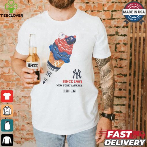 New York Yankees Home Cheering Oat Milk T shirt