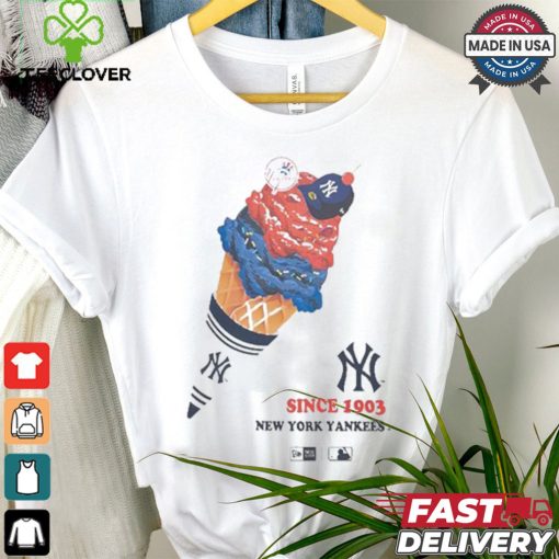 New York Yankees Home Cheering Oat Milk T shirt