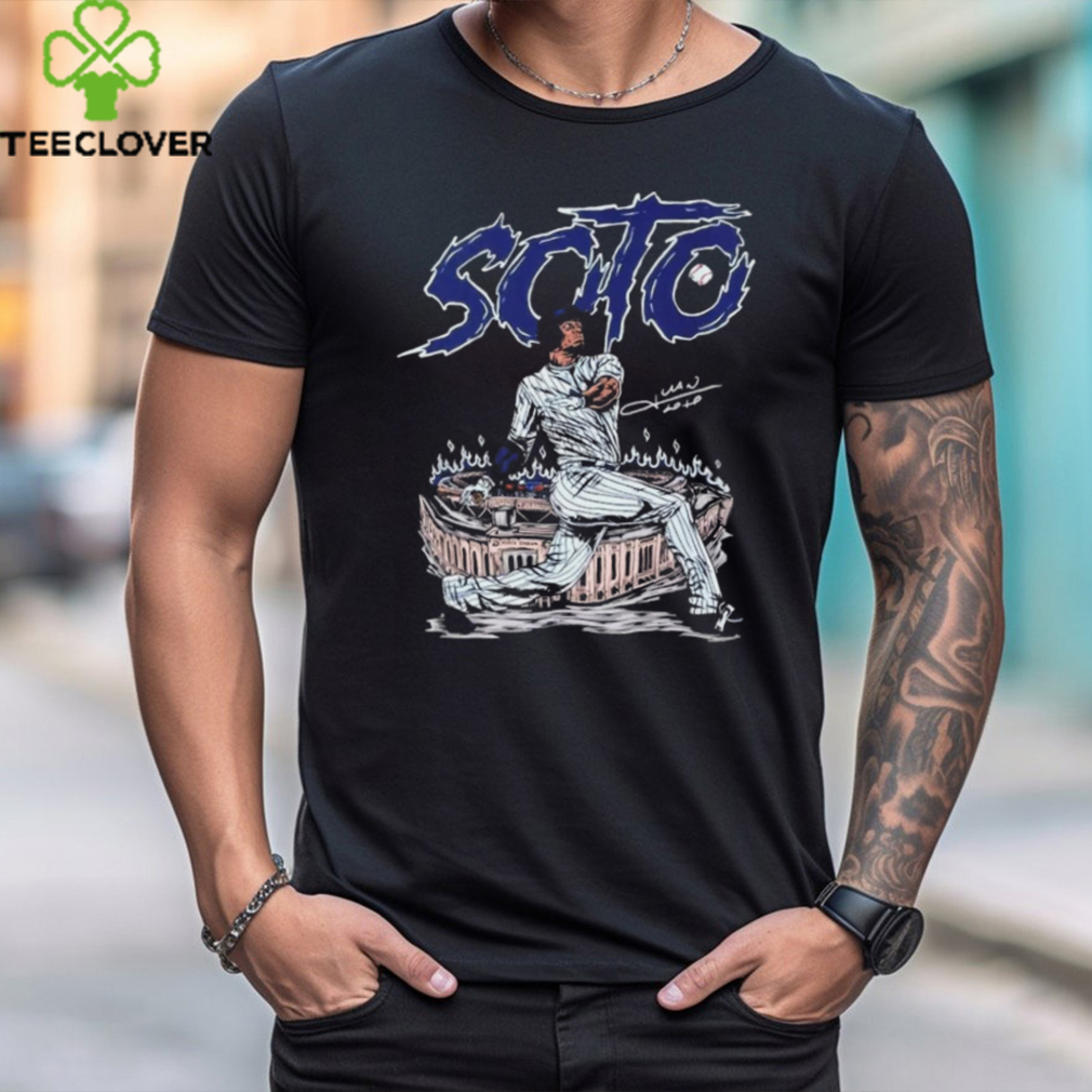 New York Yankees Juan Soto Illustration Graphic Signature T Shirt New York Yankees Juan Soto Illustration Graphic Signature T Shirt