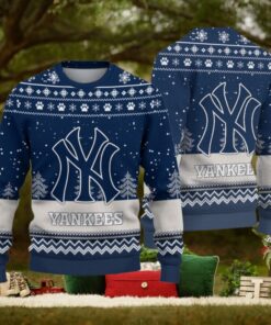 New York Yankees Logo Christmas Wool Sweater