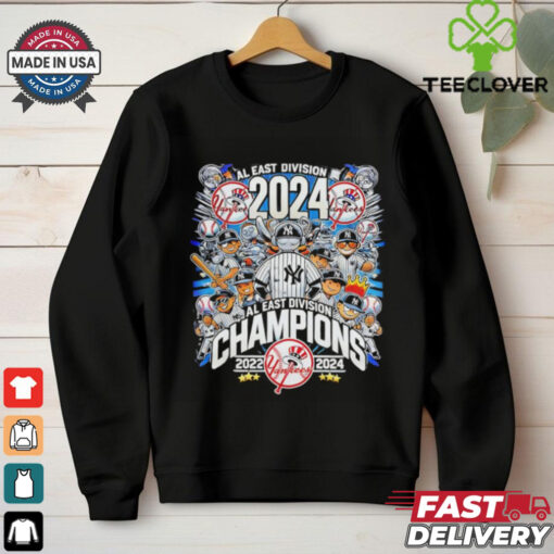 New York Yankees MLB AL East Division Champions 2022 2024 shirt