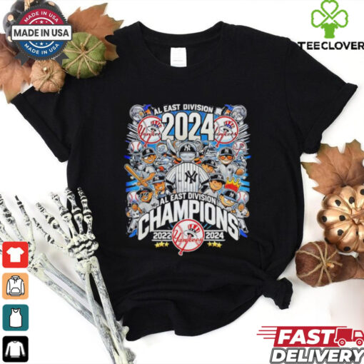 New York Yankees MLB AL East Division Champions 2022 2024 shirt